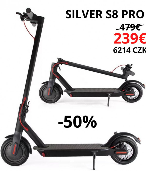 S8 PRO SILVER ČIERNA